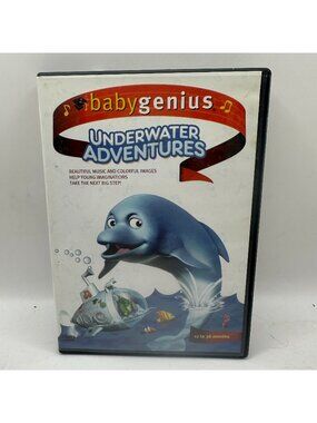 Baby Genius Underwater Adventures DVD Colorful Animation & Music